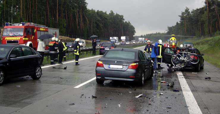 PCPD Accidente de tráfico en la Highway 98 causa cierre de carriles