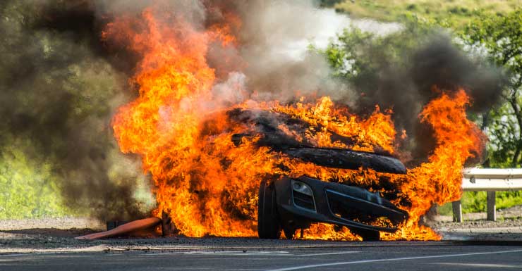 Reabren todos los carriles en la I-95 dirección sur en JTB tras incendio vehicular