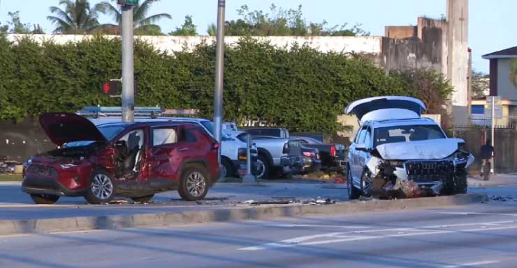 Un muerto y dos mujeres estables tras accidente en el noroeste de Miami-Dade