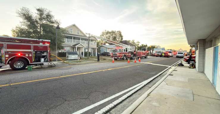 Una persona hospitalizada tras incendio en apartamento de Clearwater