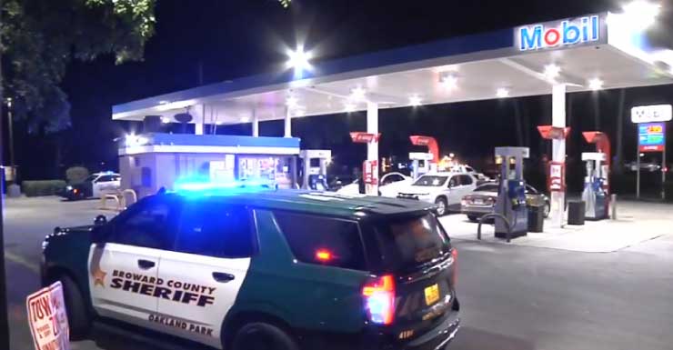 Una persona hospitalizada tras tiroteo en gasolinera de Oakland Park