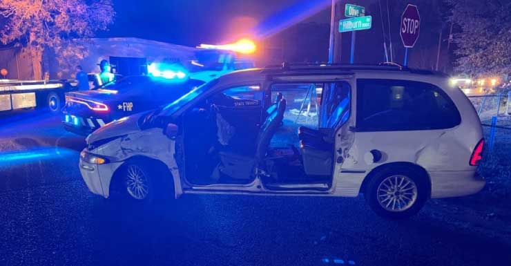 Una persona rescatada tras choque de dos vehículos en East Olive Road en el condado de Escambia