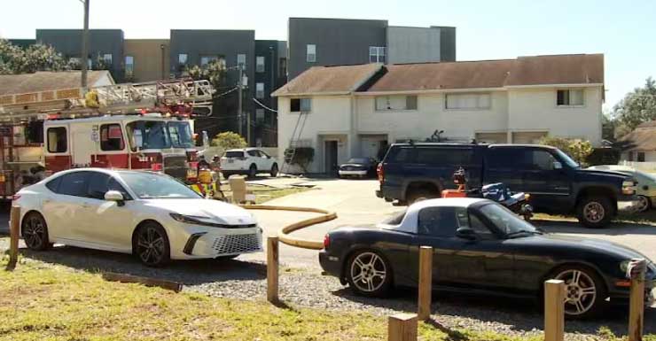 1 hospitalizado tras incendio en apartamento en el condado de Orange