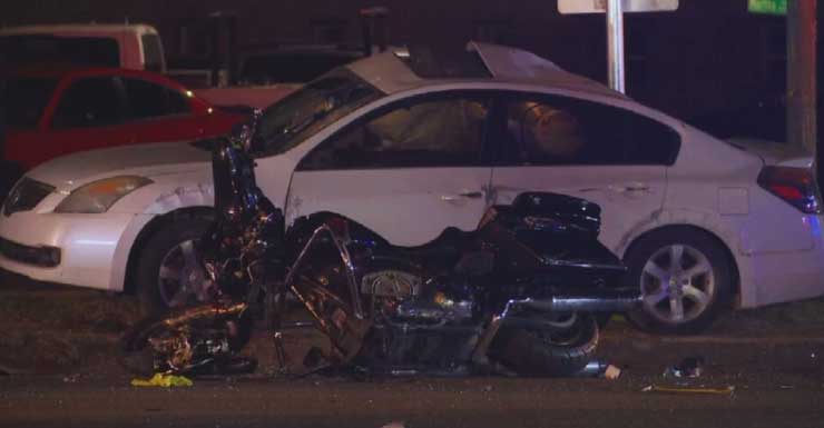 3 hospitalizados tras choque que involucró motocicleta en Pensacola sobre New Warrington Road