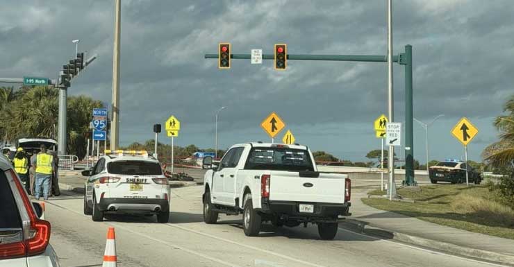 Accidente de motocicleta cobra una vida en I-95 en Lake Worth Beach; carriles bloqueados