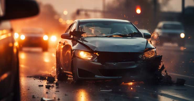 Accidente en la I-95 Norte en el condado de Palm Beach bloquea 2 carriles