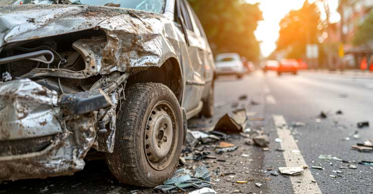 Accidente en la I‑95 Sur en West Palm Beach bloquea carriles