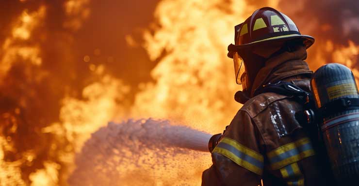 Bomberos de Englewood extinguen incendio en garaje y salvan a perro de inhalación de humo