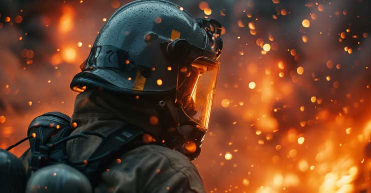 Bomberos de Lake City rescatan a un perro de un incendio en una vivienda