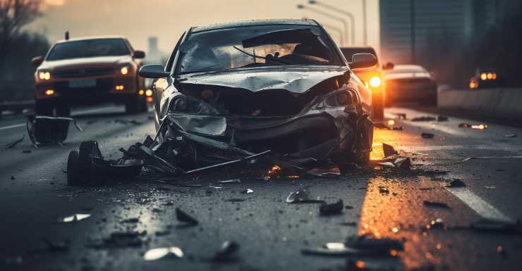 Buscan a hombre armado tras accidente en Fort Pierce que dejó dos heridos