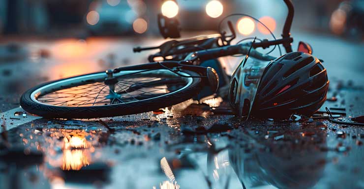 Calle de Bradford County cerrada tras choque entre vehículo y bicicleta