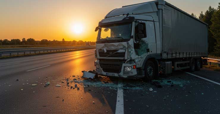 Carretera cerrada tras accidente de camión volquete que derribó una línea eléctrica en el condado de St. Lucie
