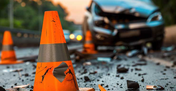 Choque de 3 vehículos en Daniel’s Parkway dejó a varias personas atrapadas y 3 heridos