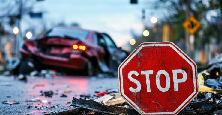 Corvette choca contra jardín en Palmetto Bay en Nochebuena