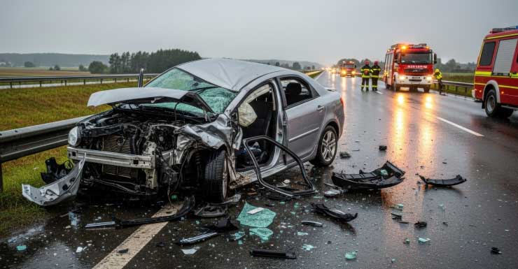 Dos personas resultan críticamente heridas en un accidente en el condado de Escambia en la Highway 29 después de que un conductor se pasara un semáforo en rojo