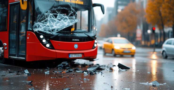 FHP Mujer muere y dos hombres resultan heridos tras choque con autobús de PSTA que giró con el semáforo en rojo