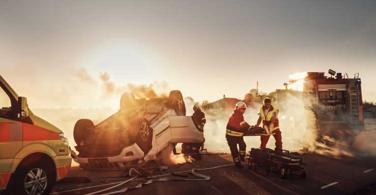 Hombre muere tras ser expulsado cuando una SUV volcó en Grant‑Valkaria, según la FHP