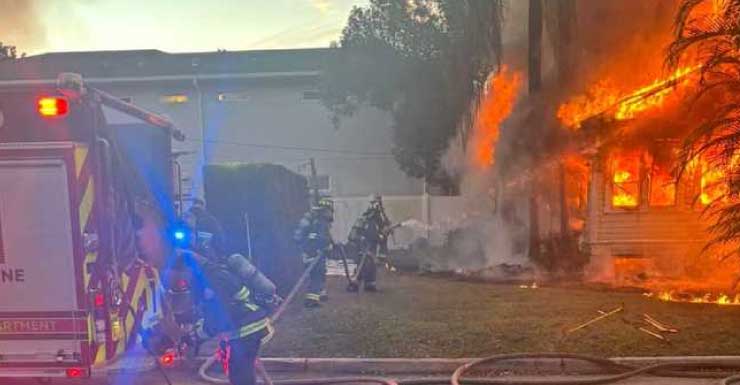 Incendio en vivienda de Orlando deja un perro muerto y a su dueño de 70 años desplazado