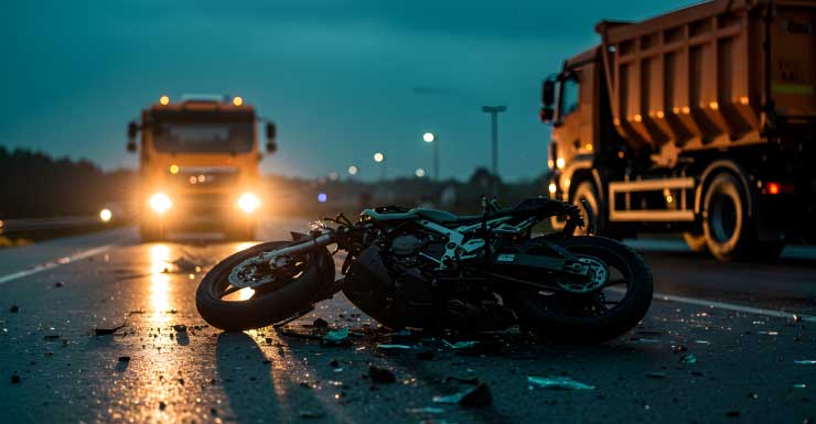 Motociclista muere en choque con camioneta en Ocala
