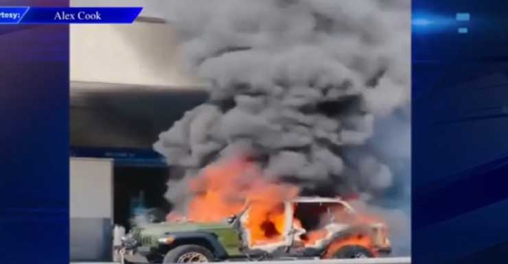 Nivel de salidas en FLL reabre tras extinguir incendio de Jeep