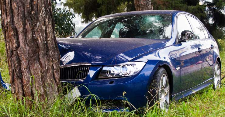 1 fallecido después de que una van se estrella contra un árbol y se incendia en el condado de Glades