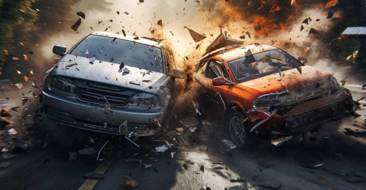 2 personas heridas en choque de 4 vehículos cerca de Windermere High School