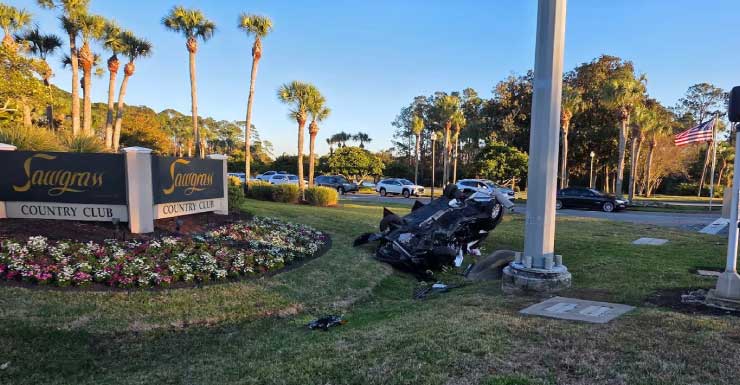 Accidente grave en Ponte Vedra Beach esta tarde