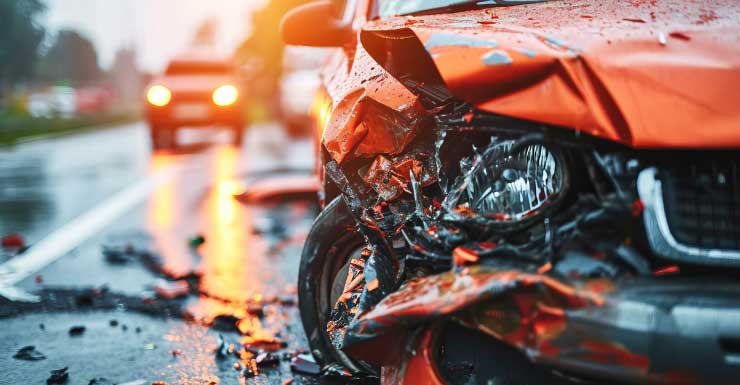 Accidente nocturno en la intersección de SR 75 y CR 390 deja heridas leves