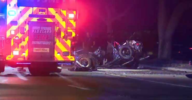 Al menos 1 herido en accidente con volcadura en Coral Springs