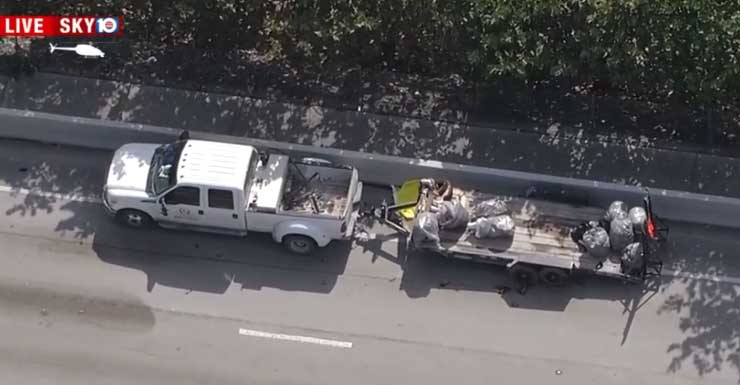 Al menos 1 muerto en un accidente en un área no incorporada del norte de Broward que involucró un camión estacionado