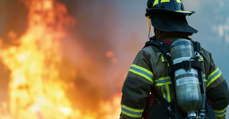 Bomberos de Palm Harbor detectan incendio en desarrollo dentro de la pared de un townhouse
