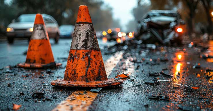 Carriles cerrados tras accidente con lesiones en I-75 sur en el condado de Pasco Patrulla de Carreteras de Florida