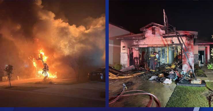 Daños por incendio en una vivienda de Dade City causados por baterías de iones de litio, según Pasco County Fire Rescue