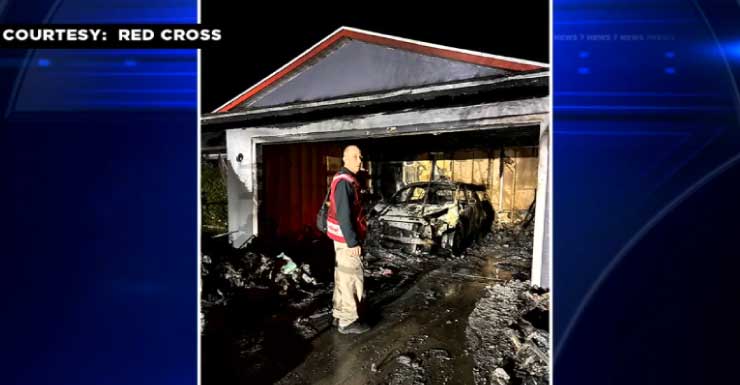 Familia de 5 personas desplazada tras incendio en su hogar en NW Miami-Dade; Cruz Roja brinda asistencia