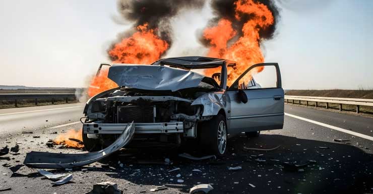 Hombre trasladado por aire al hospital tras propagarse incendio de una Jeep a una vivienda en South Daytona