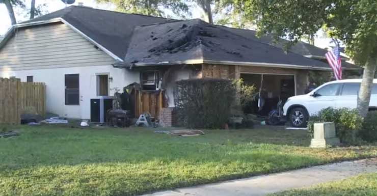 Incendio en una casa deja a 4 personas desplazadas en el condado de Orange