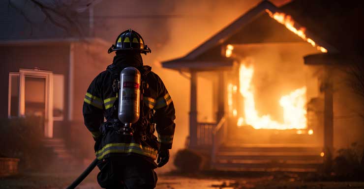 Incendio en vivienda estalla en Golden Gate Estates