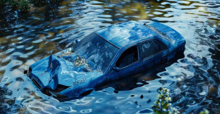 Video de bodycam muestra a oficial y buen samaritano rescatando a conductora de pickup que cayó al Miami River