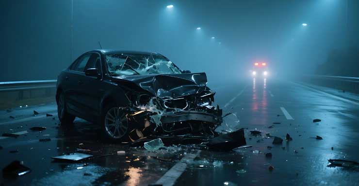 Accidente en Florida’s Turnpike en dirección sur provoca retrasos en un día lluvioso cerca de Okeechobee Boulevard