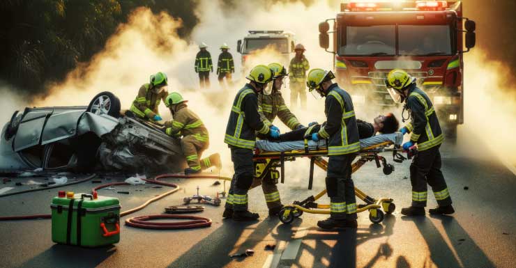 Accidente grave cierra la SR-417 cerca de Walt Disney World