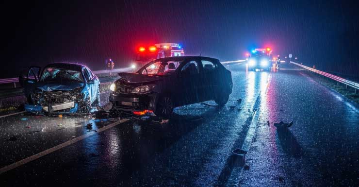 Choque con heridos en la I-95 Norte en West Palm Beach bloquea el tráfico