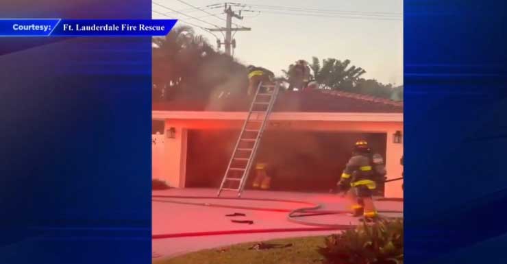 Equipos extinguen incendio en casa en Fort Lauderdale; no se reportan heridos