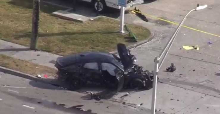 Hombre muere y cinco personas hospitalizadas tras accidente múltiple en el noroeste de Miami-Dade; intersección de 103rd St. y 7th Ave. cerrada