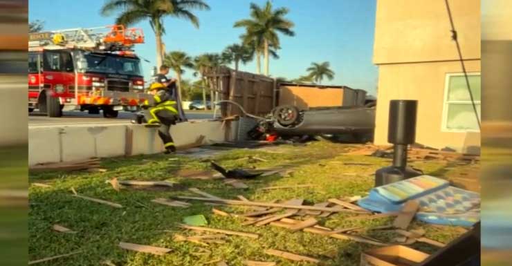 La policía investiga después de que un conductor se estrellara contra una casa en Margate; no se reportan heridos