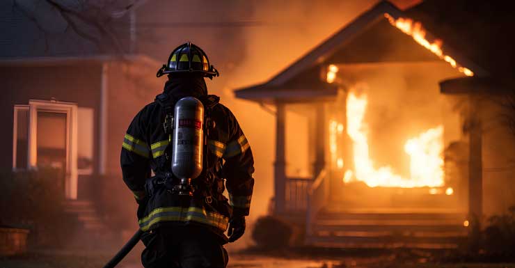 Los bomberos extinguen incendio en una vivienda en North Miami