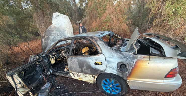 Persona resulta herida en choque con incendio en la I-75 en Ocala tras chocar contra una cerca
