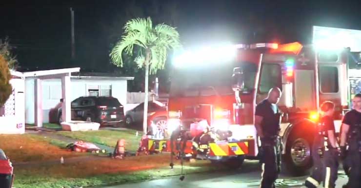 Una familia de tres personas obligada a abandonar su hogar tras incendio en Lauderhill