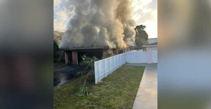 2 heridos, casa “prácticamente destruida” en incendio de Fort Lauderdale Autoridades.