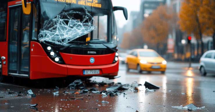 Accidente de autobús daña postes de luz y provoca varios cortes de energía en el condado de Hernando