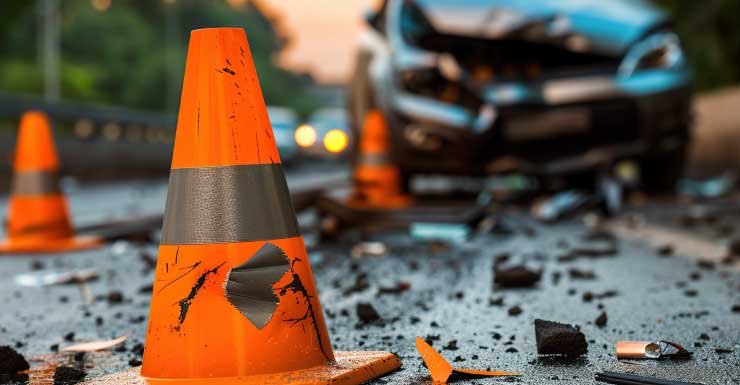 Accidente en la I-95 Sur en el condado de Martin bloquea carriles